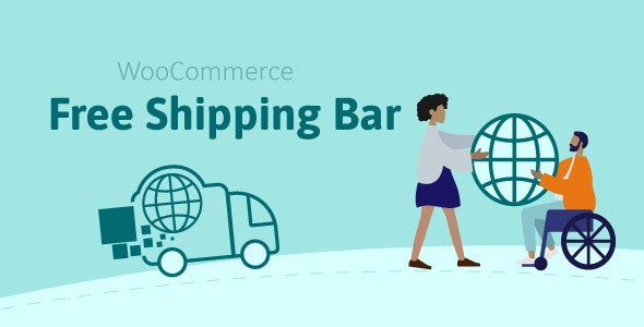 WooCommerce Free Shipping Bar v1.1.14 – Increase Average Order Value