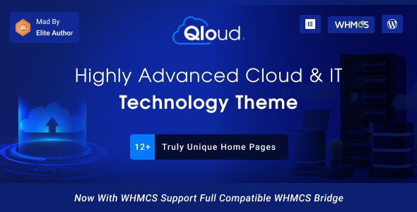 Qloud v3.0.0 – WHMCS, Cloud Computing, Apps & Server WordPress Theme
