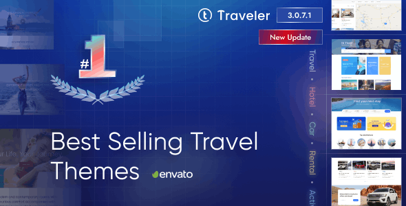 Traveler v3.0.7.1 – Travel Booking WordPress Theme