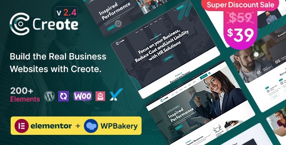 Creote v2.5 – Corporate & Consulting Business WordPress Theme