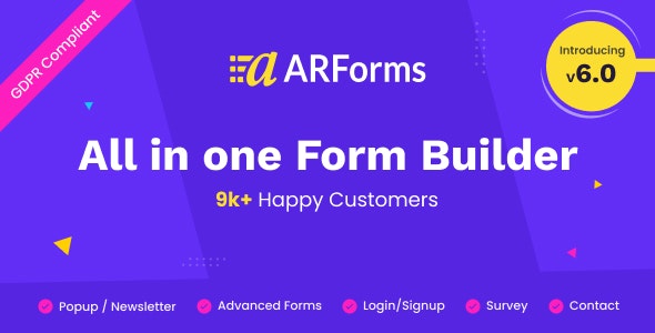 ARForms v6.5 (+Addons) – WordPress Form Builder Plugin