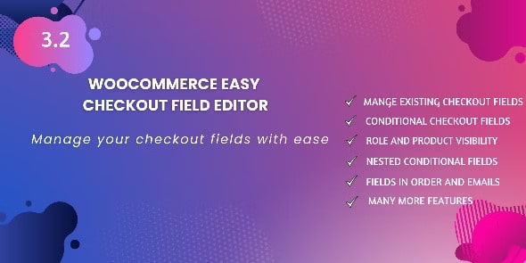 Woocommerce Easy Checkout Field Editor v3.6.2