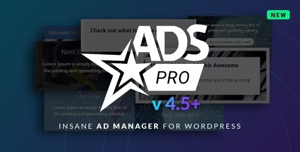 Ads Pro Plugin v4.85 – Multi-Purpose WordPress Advertising Manager
