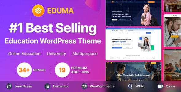 Eduma v5.5.9 – Education WordPress Theme