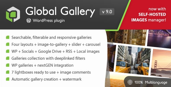 Global Gallery v9.0.9 – WordPress Responsive Gallery