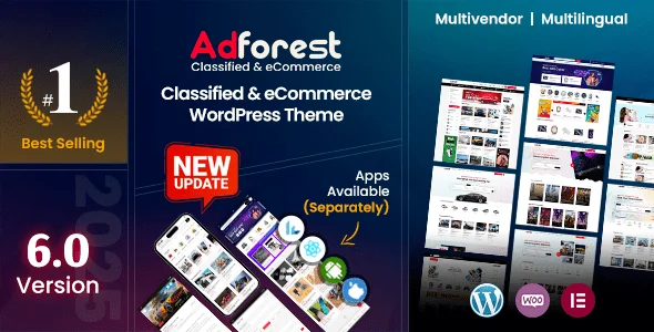 AdForest v6.0.7 – Classified Ads WordPress Theme