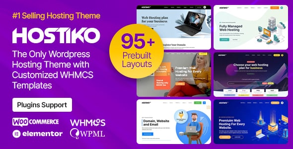 Hostiko 2.0 v93.3 – WordPress WHMCS Hosting Theme
