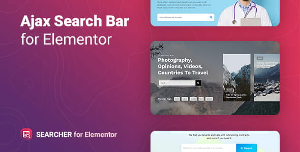 Searcher v1.0.4 – Ajax Search for Elementor