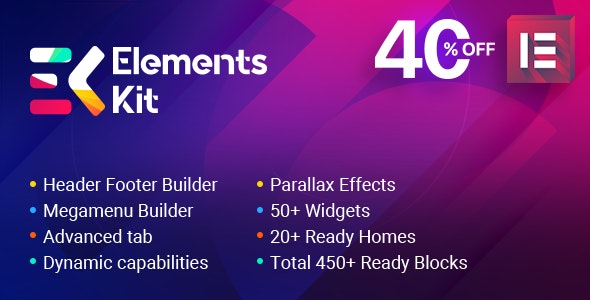 Elements Kit v3.1.0 – All In One Addons for Elementor Page Builder