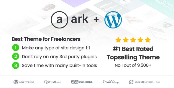 The Ark v1.68.0 – WordPress Theme made for Freelancers