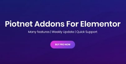 Piotnet Addons For Elementor Pro v7.0.4