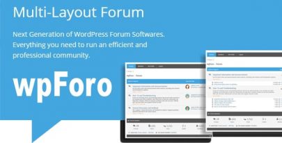 wpForo (+Addons) – Multi-Layout Forum