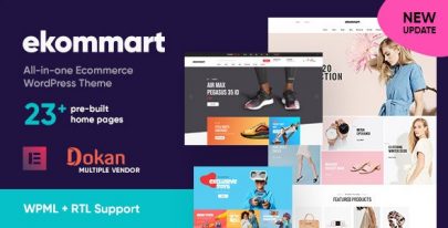 ekommart v3.7.5 – All-in-one eCommerce WordPress Theme