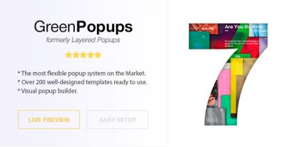 Green Popups v7.33 (+Popups Library) – Popup Plugin for WordPress