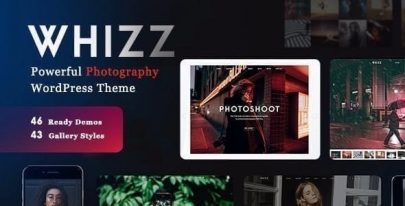 Whizz Photography WordPress v2.3.0