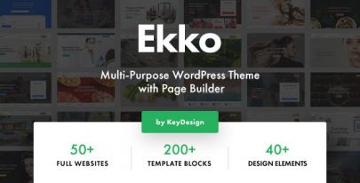Ekko v3.6 – Multi-Purpose WordPress Theme with Page Builder