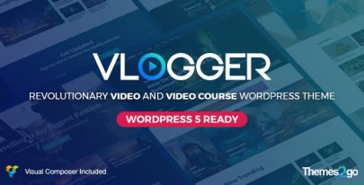 Vlogger v2.6.8 – Professional Video & Tutorials WordPress Theme