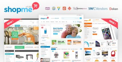 ShopMe v1.6.1 – Multi Vendor Woocommerce WordPress Theme