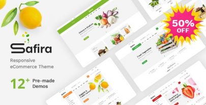 Safira v1.0.7 – Food & Organic WooCommerce WordPress Theme