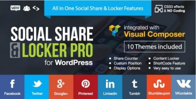 Social Share & Locker Pro v7.8 – WordPress Plugin
