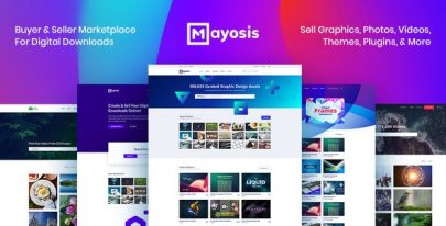 Mayosis v3.6.6 – Digital Marketplace WordPress Theme