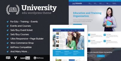 University v2.1.5 – Education, Event and Course Theme