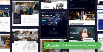 Avante v2.7.6 – Business Consulting WordPress