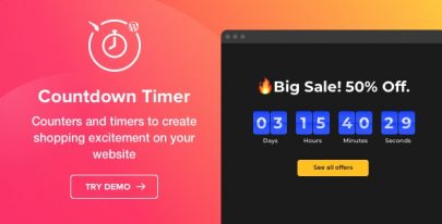 Countdown Timer v1.4.0 – WordPress Countdown Timer plugin