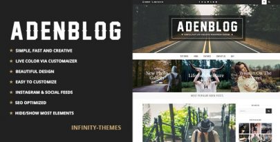 Aden v3.1.7 – A WordPress Blog Theme