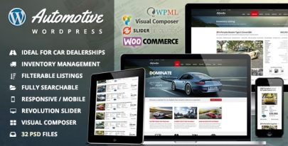 Automotive v12.6 – Car Dealership Business WordPress Theme
