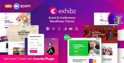 Exhibz v2.5.9 | Event Conference WordPress Theme