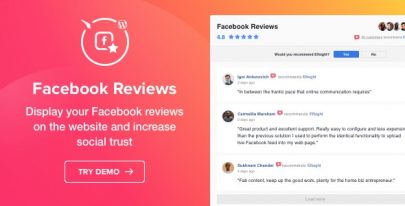 Facebook Reviews v1.2.5 – WordPress Facebook Reviews plugin