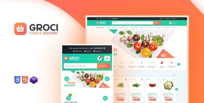 Groci v2.2.6 – Organic Food and Grocery Market WordPress Theme