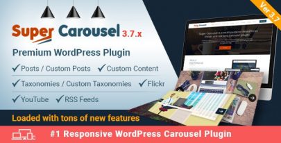 Super Carousel v3.8.1 – Responsive WordPress Plugin