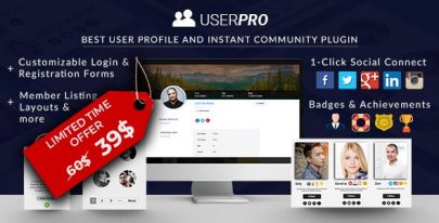 UserPro v5.1.2 (+Addons) – Community and User Profile WordPress Plugin