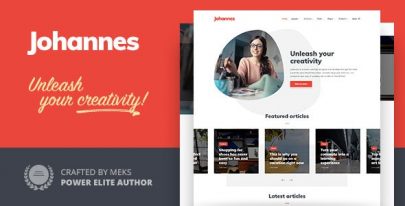 Johannes v1.4.1 – Personal Blog Theme for Authors and Publishers