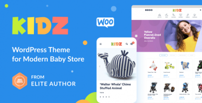 KIDZ v4.22 – Baby Shop & Kids Store WordPress WooCommerce Theme