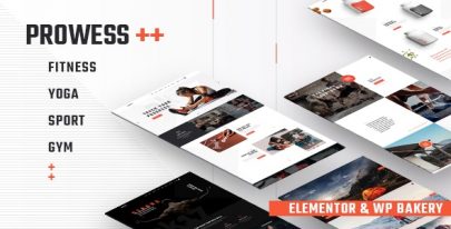 Prowess v2.0 – Fitness and Gym Theme