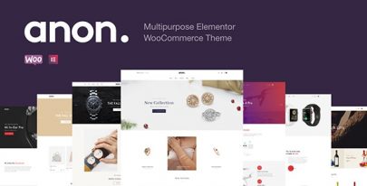 Anon v2.2.3 – Multipurpose Elementor WooCommerce Themes