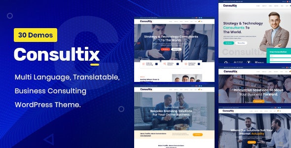 Consultix v4.0.1 – Business Consulting WordPress Theme