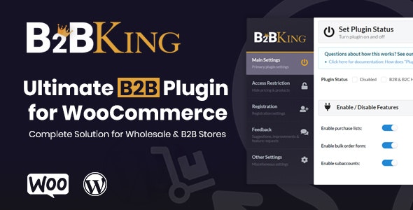 B2BKing v5.0.15 – The Ultimate WooCommerce B2B & Wholesale Plugin