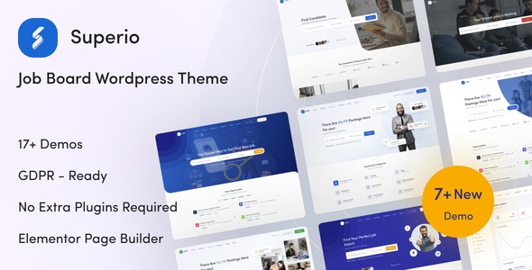 Superio v1.3.10 – Job Board WordPress Theme