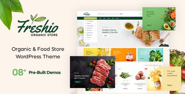 Freshio v2.2.0 – Organic & Food Store WordPress Theme