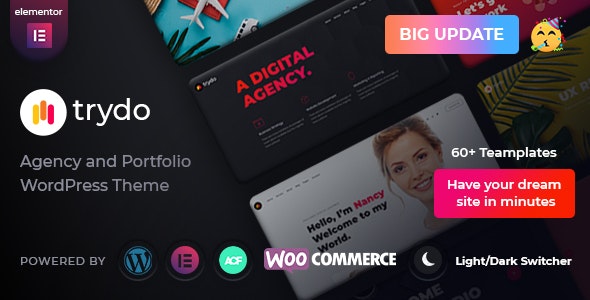 Trydo v1.5.0 – Agency & Portfolio Theme