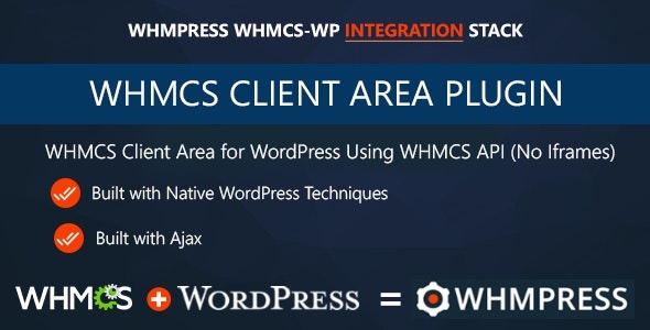 WHMCS Client Area for WordPress by WHMpress v4.1-revision-4
