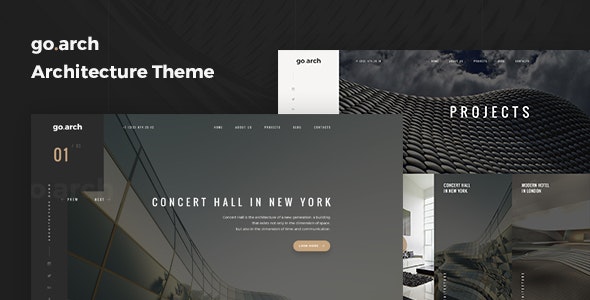 go.arch v1.2.9 – Architecture and Interior WordPress Theme