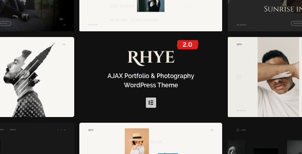 Rhye v3.2.3 – AJAX Portfolio WordPress Theme