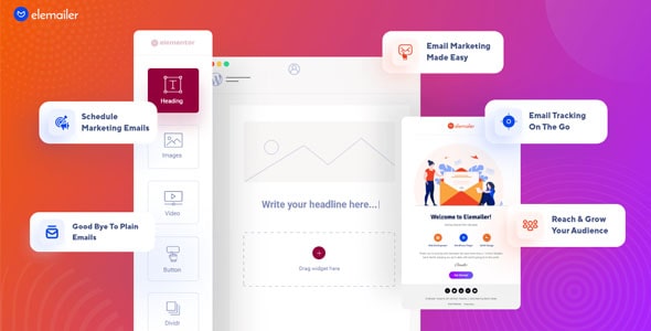 Elemailer v4.0.6 – Create Beautiful Email Templates with Elementor
