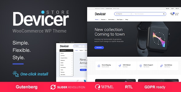 Devicer v1.1.5 – Electronics, Mobile & Tech Store WordPress Theme