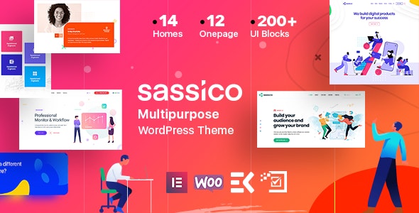 Sassico v3.4 – Saas Startup Multipurpose WordPress Theme